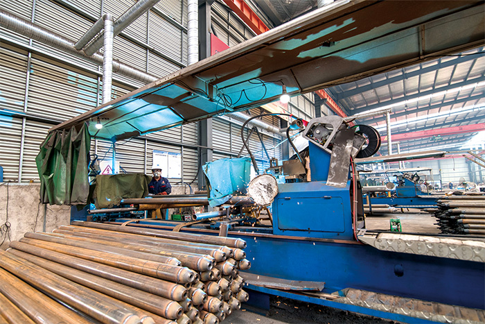 满洲里网架杆件自动焊接